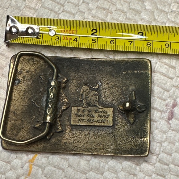 *Vintage* Getty Petroleum Vintage Belt Buckle - Picture 2 of 3